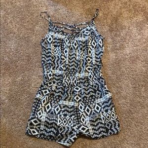 Silk feeling romper